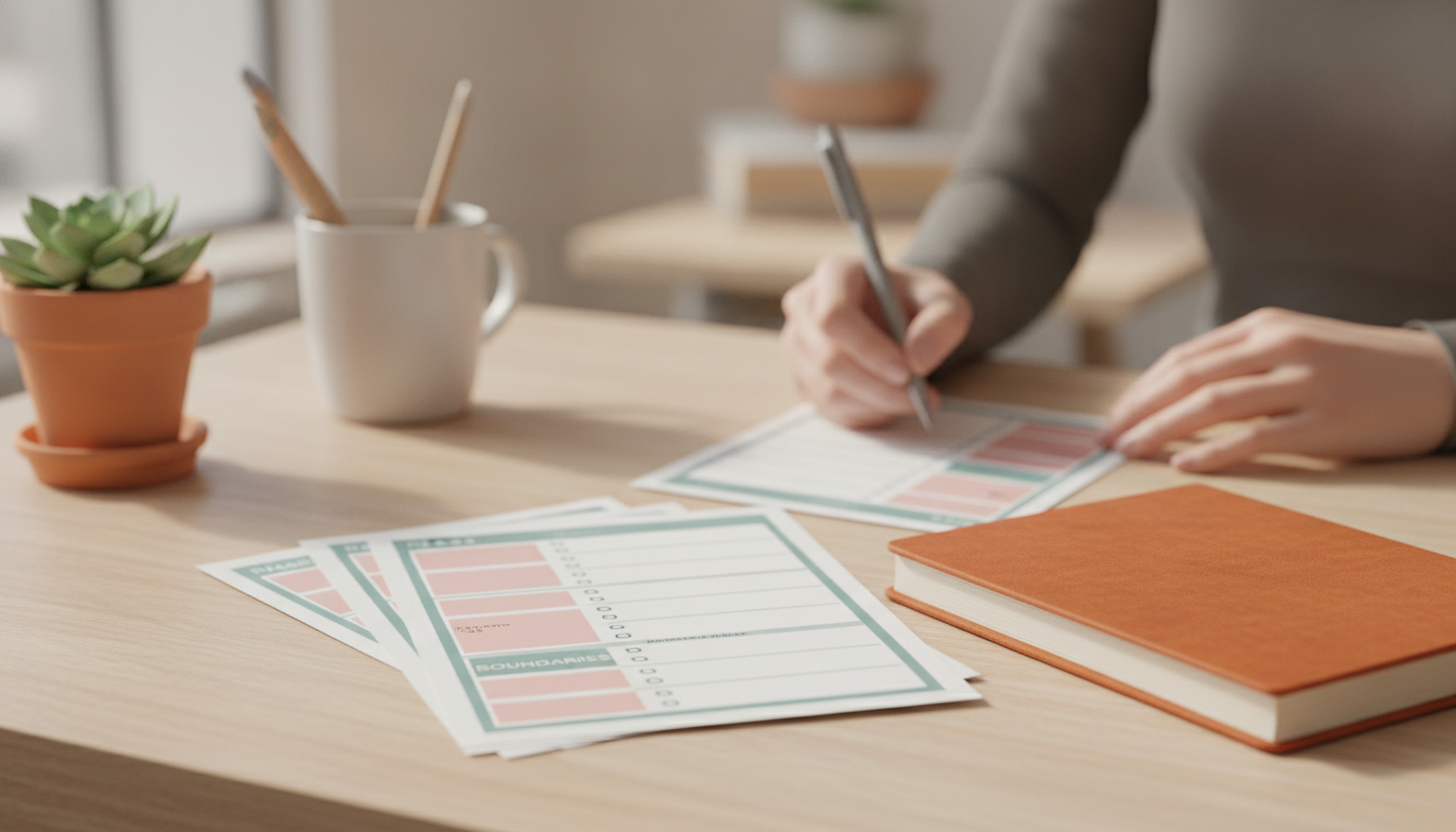 Printable Mindful Dating Checklist for Flags & Boundaries